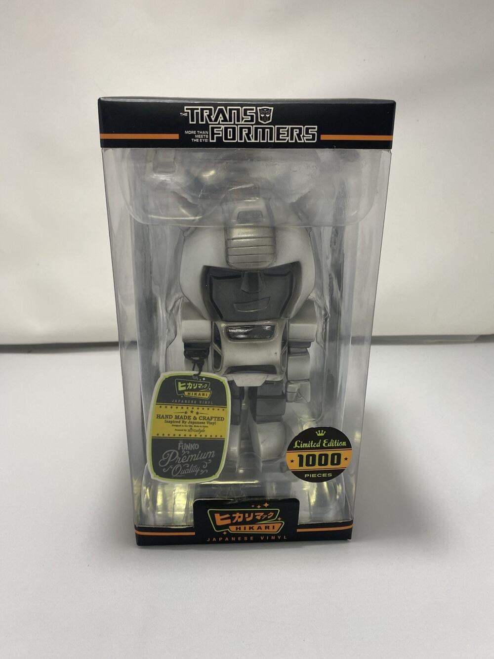 Hikari Japanese Vinyl Silver Bumblebee Tranformers Limited Edition Of 1,000